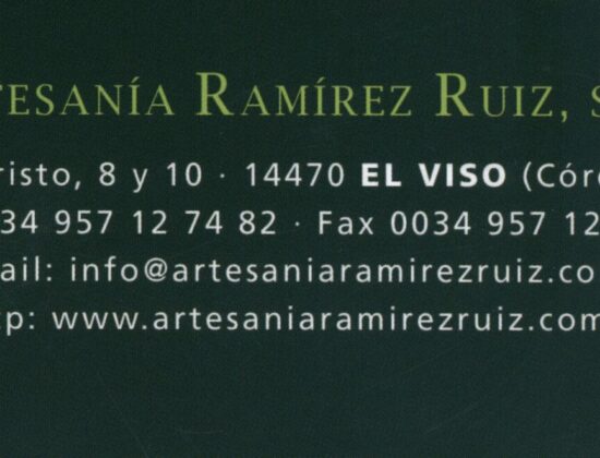 Artesanía Ramírez Ruiz
